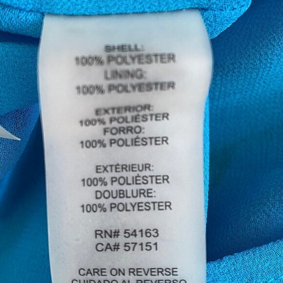 Calvin Klein Blue Floral Summer Dress - Picture 12 of 14